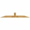 Ekena Millwork Portland Rough Sawn Timber Gable Bracket, Western Red Cedar, 96"W x 16"H x 2"D x 6"F, 4/12 Pitch GBW096X16X0206POR00RWR - alternate 1
